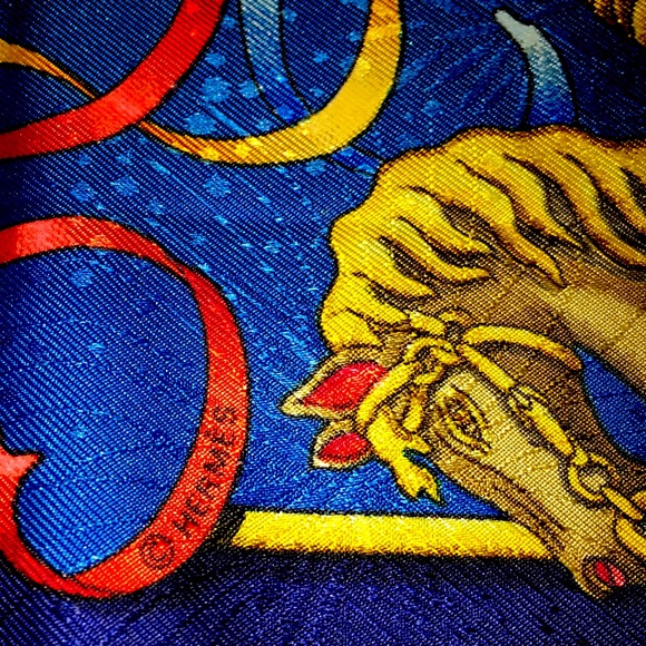 Authentic Hermès Lunapark Silk Scarf - Picture 10 of 10